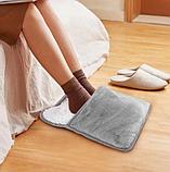Электрическая грелка для ног, ультрамягкий подогреватель с USB  Ultra plush foot warmer, фото 5