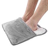 Электрическая грелка для ног, ультрамягкий подогреватель с USB  Ultra plush foot warmer, фото 4