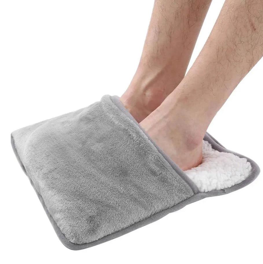 Электрическая грелка для ног, ультрамягкий подогреватель с USB Ultra plush foot warmer - фото 4 - id-p220941406