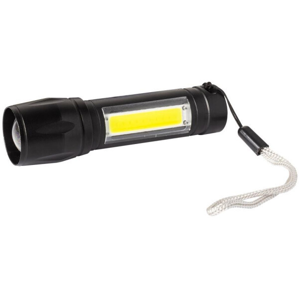 Фонарь ручной с АКБ Positive Plus PPAcZoom3WCOBLiOn (3W + 1W COB, зарядка от micro USB) - фото 2 - id-p220700294