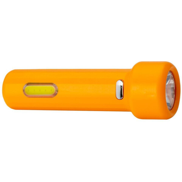 Фонарь ручной с АКБ Positive Plus цветной PPAc1WCOBLiOn (1W + 1W COB, зарядка от micro USB)