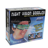 Очки ночного видения с откидной синей светодиодной подсветкой, фото 2