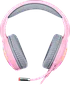 Наушники с микрофоном накладные Игровые Redragon Mento RGB Розовые 71763, фото 2