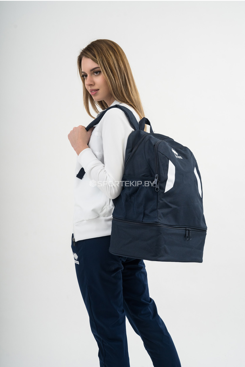 Cпортивный рюкзак с отделением для обуви ERREA BOOKER Темно-синий / белый - фото 1 - id-p199680387