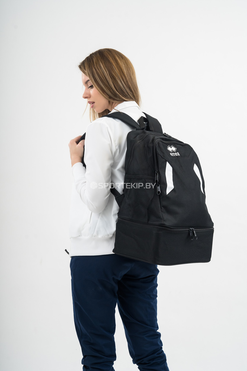 Cпортивный рюкзак с отделением для обуви ERREA BOOKER Черный / белый