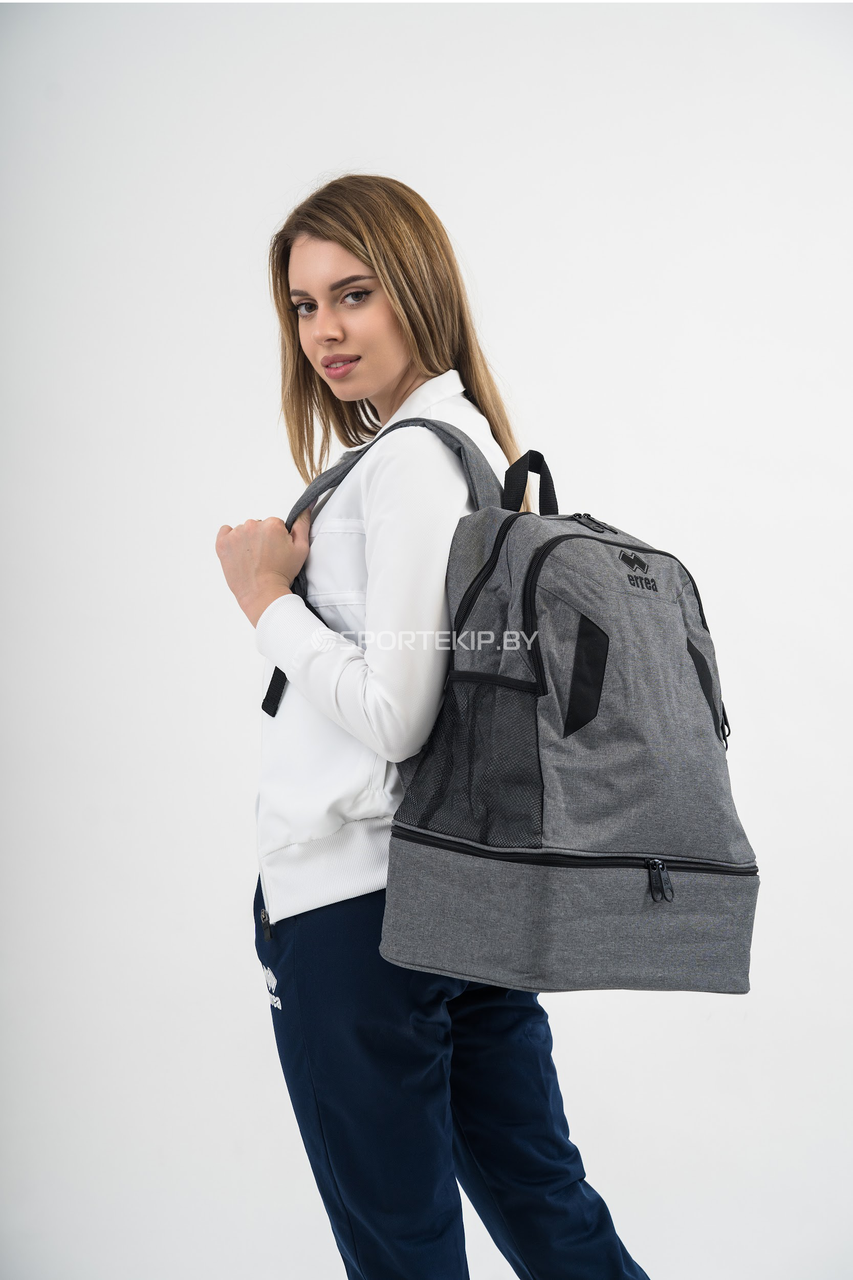 Cпортивный рюкзак с отделением для обуви ERREA BOOKER Серый / черный - фото 1 - id-p199680726