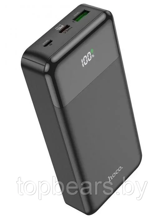 Внешний аккумулятор Hoco Power Bank J102A Cool Figure PD20W+QC3.0 20000mAh Black - фото 1 - id-p220943018