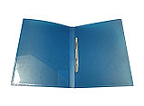 Папка А4 с пружинным скоросшивателем и внутренним карманом PROFF Next, 20мм, 600мкм, синяя, фото 4