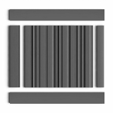 Панель из фитополимера HIWOOD  LV121 GR3 ш. 12 х в. 120 х д. 2700 мм., фото 4