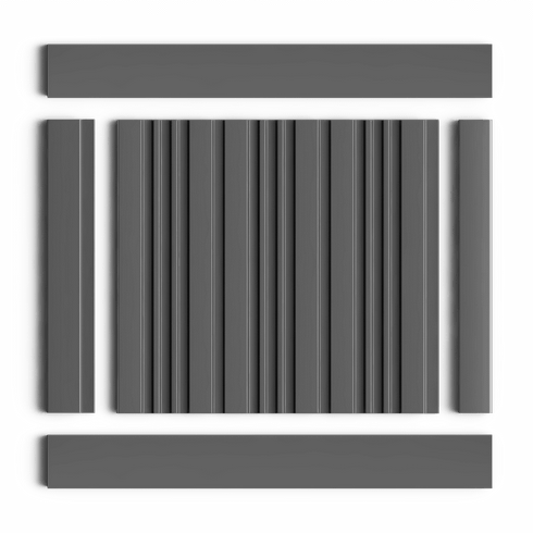 Панель из фитополимера HIWOOD LV121 GR3 ш. 12 х в. 120 х д. 2700 мм. - фото 4 - id-p220944784
