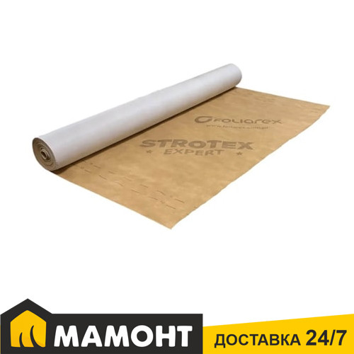 Мембрана супердифузионная гидро-ветроизоляционная Strotex Expert, 75 м2 - фото 1 - id-p220945678