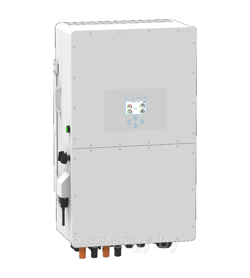 Гибридный трехфазный солнечный инвертор (3фазы 35КВт) Deye SUN-35K-SG01HP3-EU-BM3 HV