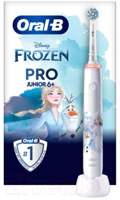Электрическая зубная щетка Oral-B Pro Junior 6+ Frozen - фото 1 - id-p220946187