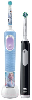 Набор электрических зубных щеток Oral-B Pro 3 Black + Oral-B Pro Frozen - фото 1 - id-p220946188
