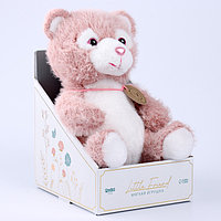 Мягкая игрушка "Little Friend", медведь, цвет розовый