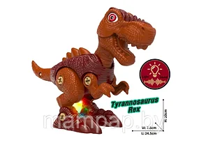 RX8103 Конструктор с шуруповертом и отверткой Динозавр (свет звук)