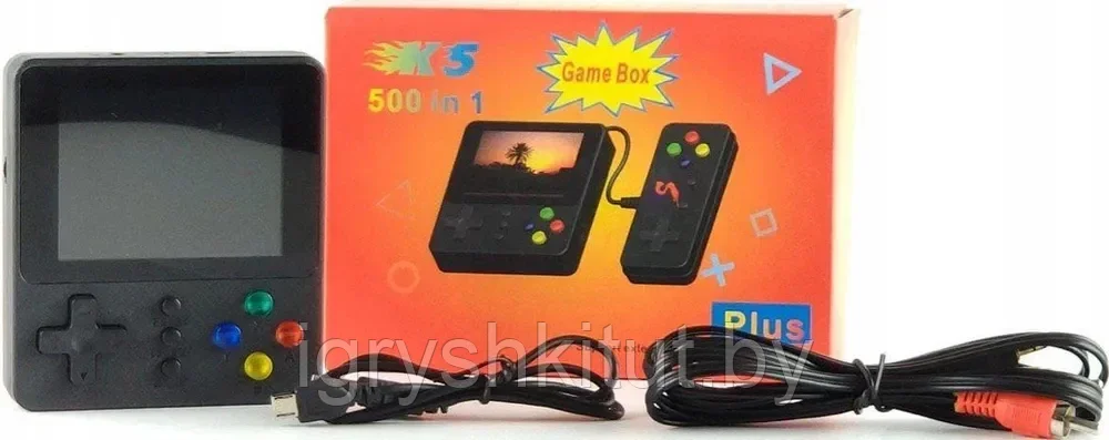 Игровая приставка GAMEBOX K5 Premium 500 игр красный