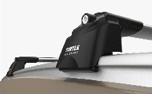 Багажник Turtle Air 2 черные, для Kia Sorento 3, 2015-… интегрированные рейлинги