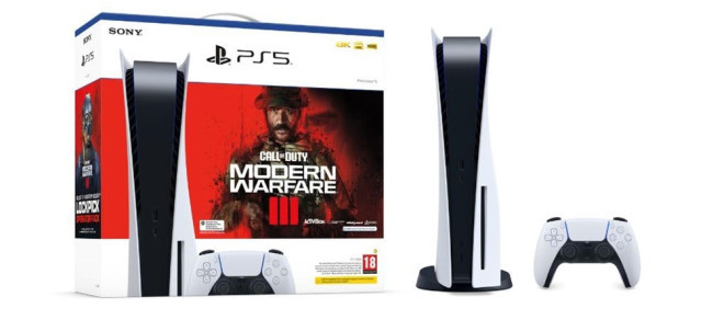 Игровая приставка Sony PlayStation 5 + Call of Duty Modern Warfare III - фото 1 - id-p220482251