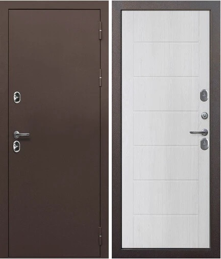 Двери входные металлические Isoterma Лиственница мокко - фото 1 - id-p92974191