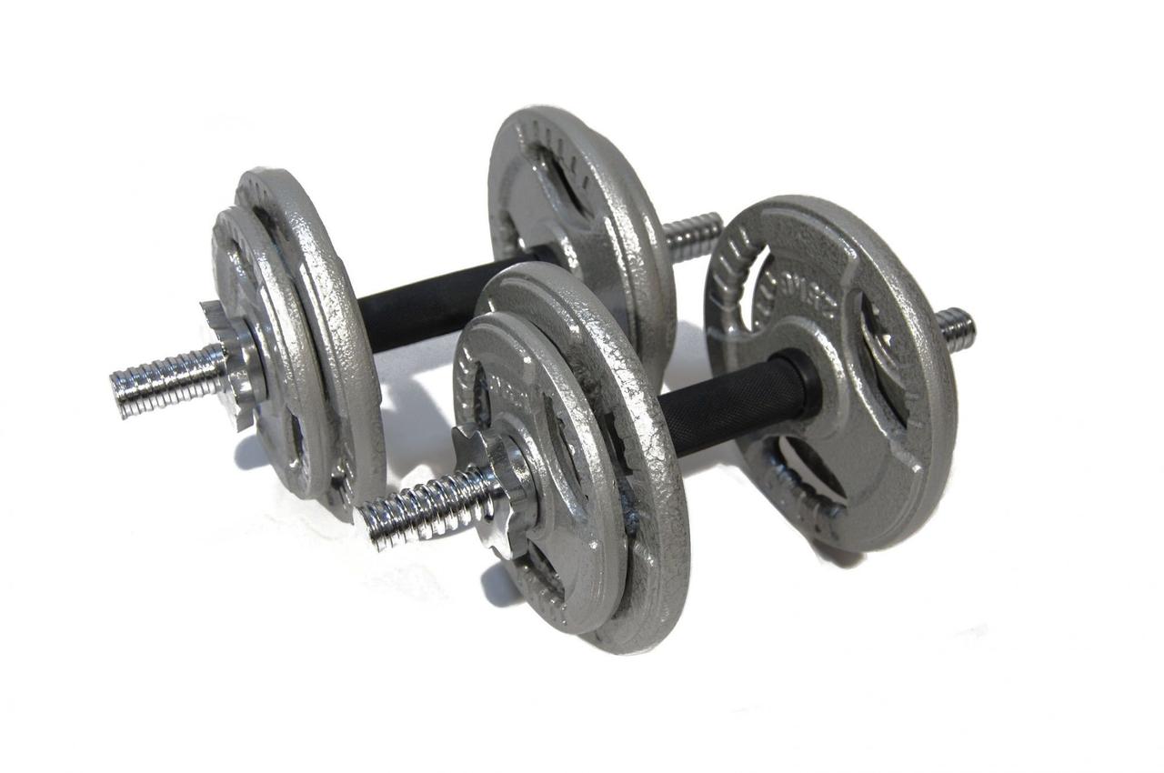 Набор гантелей металлических Хаммертон Atlas Sport 2x9,5 кг - фото 1 - id-p210955576