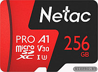 Netac NT02P500PRO-256G-S microSDXC Memory Card 256Gb A1 Class10 A1 V30 UHS-I U1