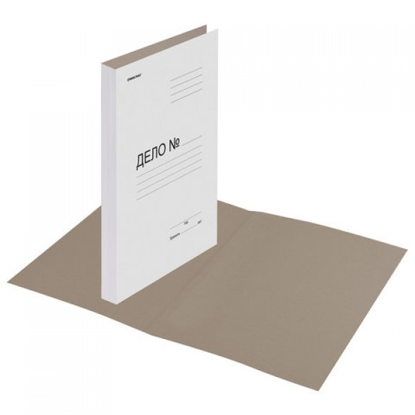Папка-обложка "Дело", картон, плотность 320 г/м2, до 200 листов, ОФИСМАГ, 127818 - фото 2 - id-p220950700