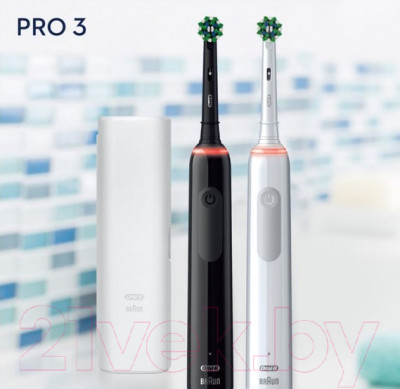 Набор электрических зубных щеток Oral-B Pro 3 - фото 3 - id-p220952578