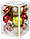 Набор шаров елочных «ЮниПрессМаркет» (пластик) диаметр 6 см, 12 шт., золотистые/красные, фото 2