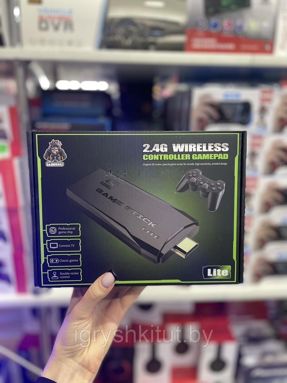 Игровая приставка Game Stick Lite 4К HDMI 10000 - фото 1 - id-p220953944