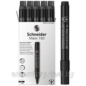 Маркер перманентный Schneider 160, черный, 1-3 мм
