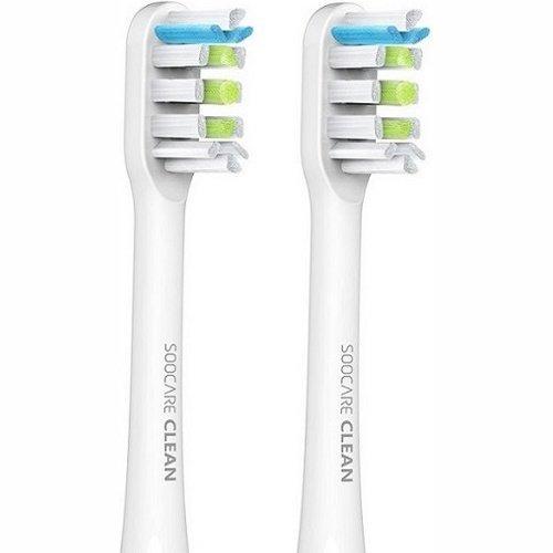 Сменные насадка для зубной щетки Soocas X3 (Белый) 2 шт. - фото 1 - id-p220954913