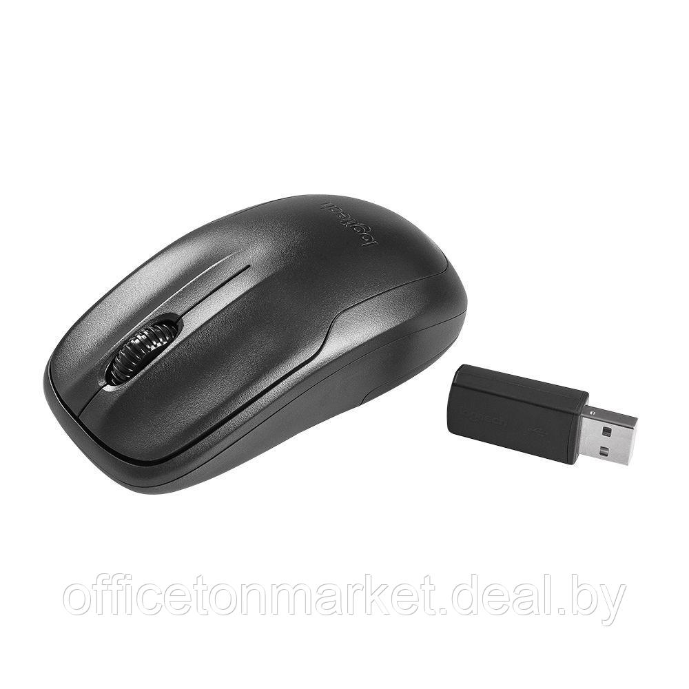 Клавиатура + мышь Logitech "MK220", беспроводная, черный - фото 4 - id-p220955013