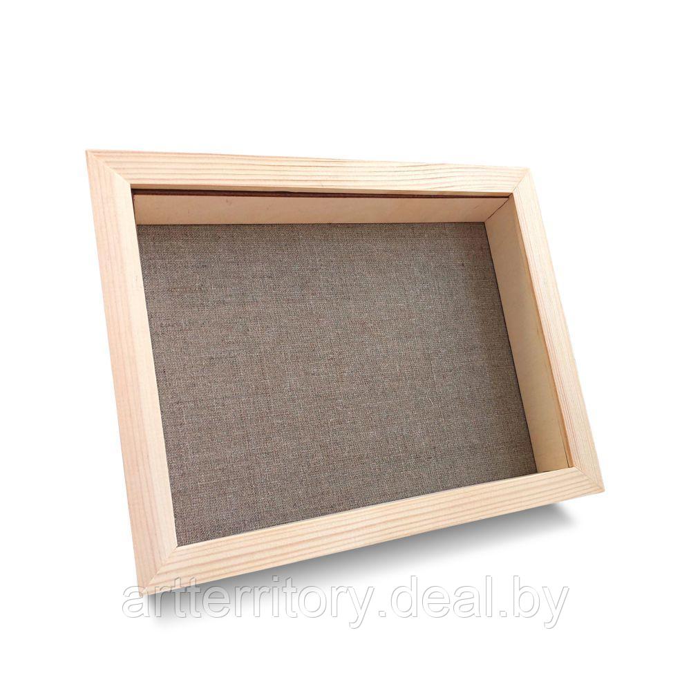 Рамка деревянная со стеклом (шадоубокс) 20,3х25,4 Д2062С - фото 1 - id-p220952777