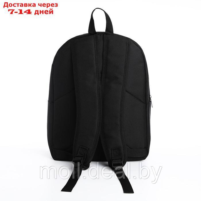 Рюкзак текстильный с креплением для скейта "Nice try", 38х29х11 см, цвет черный - фото 5 - id-p220926100