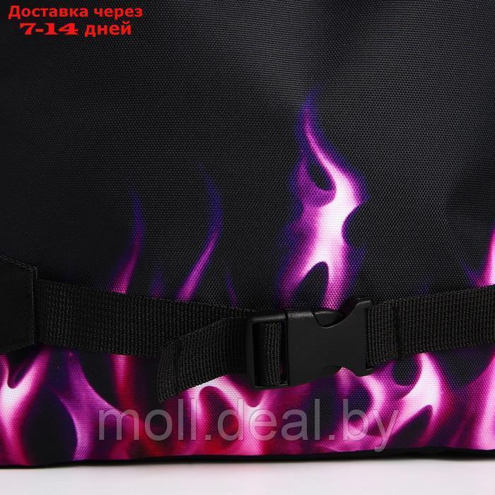 Рюкзак текстильный с креплением для скейта "Nice try", 38х29х11 см, цвет черный - фото 9 - id-p220926100