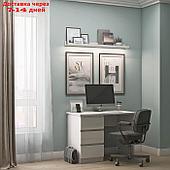 Стол письменный "Сити 5", 1000 × 550 × 750 мм, цвет ясень анкор светлый