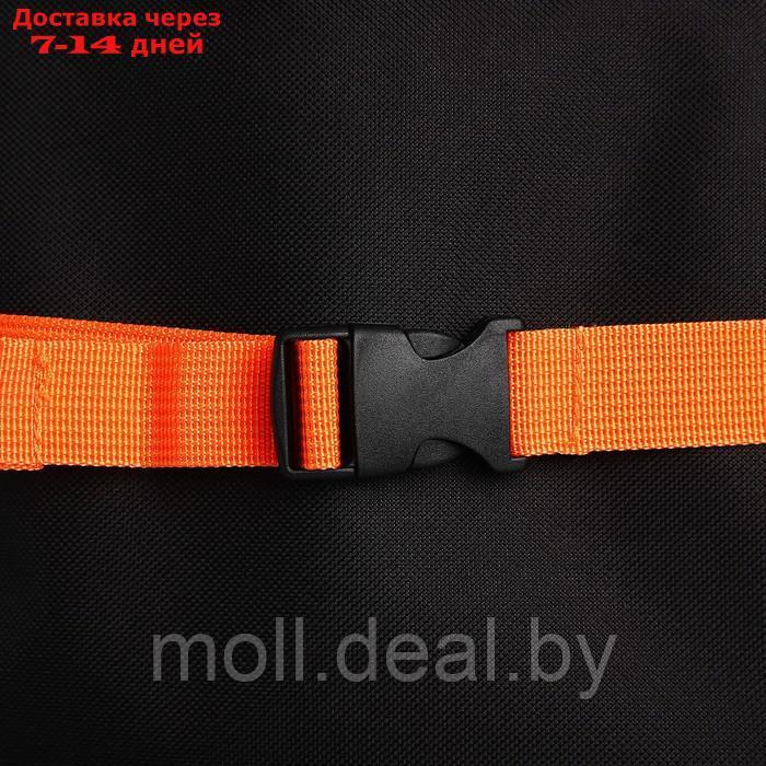 Рюкзак текстильный с креплением для скейта, 38х29х11 см, цвет черный - фото 5 - id-p220926141