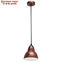 Светильник TRURO 1x60Вт E27 медь 15,5x15,5x110см