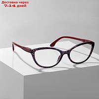 Готовые очки GA0045 (Цвет: C4 красный принт; диоптрия: -4;тонировка: Нет)