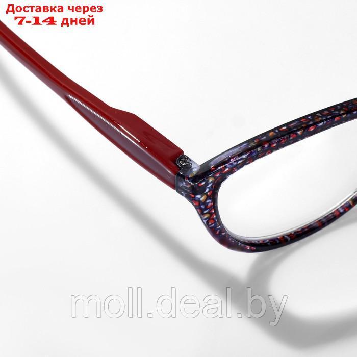 Готовые очки GA0045 (Цвет: C4 красный принт; диоптрия: -4;тонировка: Нет) - фото 3 - id-p220926176