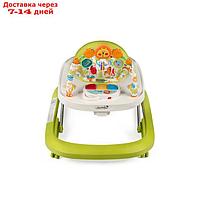 Ходунки детские с электронной игровой панелью Amarobaby Walking Baby, цвет зеленый