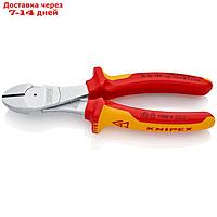 Бокорезы KNIPEX VDE KN-7406180, до 1000-1500 В, двухкомпонентные рукоятки, 180 мм, 64 HRC