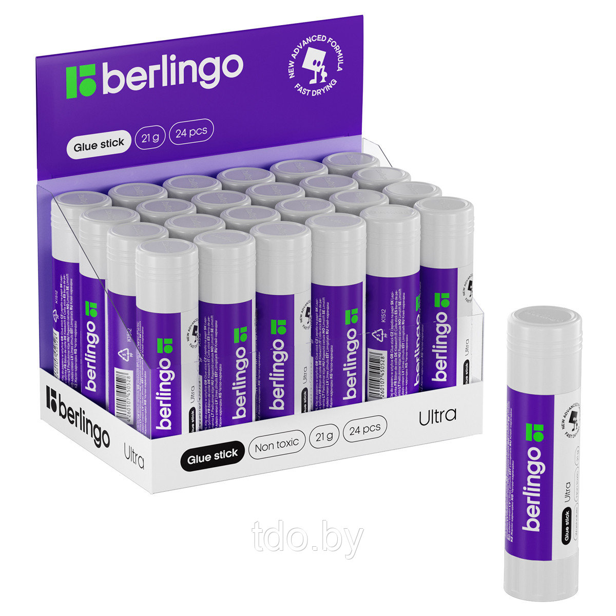 Клей-карандаш Berlingo "Ultra", 21г, ПВП - фото 3 - id-p220956579