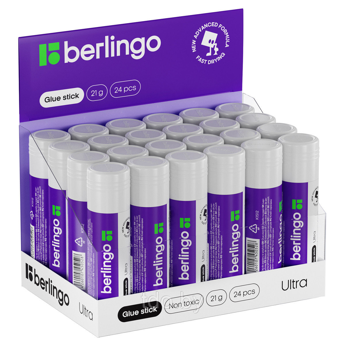 Клей-карандаш Berlingo "Ultra", 21г, ПВП - фото 4 - id-p220956579