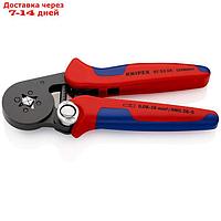 Клещи KNIPEX KN-975314, квадратный обжим, 180 мм, 0.08-10 мм2, двухкомпонентные рукоятки