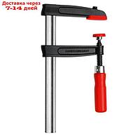 Струбцина BESSEY BE-TPN10BE, F-образная, 5500 Н, 50х100 мм, рейка 15х5 мм, из чугуна