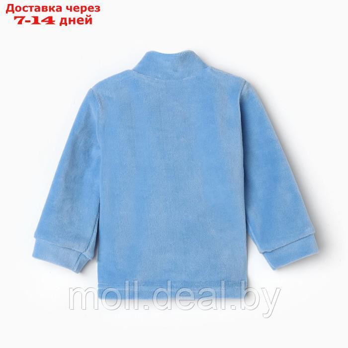 Комплект (кофточка, штанишки), цвет голубой, рост 62 см - фото 4 - id-p220926285