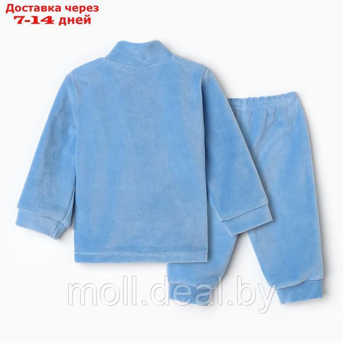 Комплект (кофточка, штанишки), цвет голубой, рост 62 см - фото 8 - id-p220926285