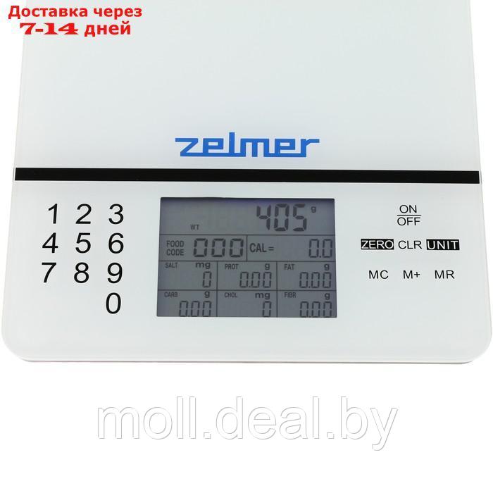 Весы кухонные Zelmer ZKS1500N, электронные, до 5 кг, серые - фото 4 - id-p220927271